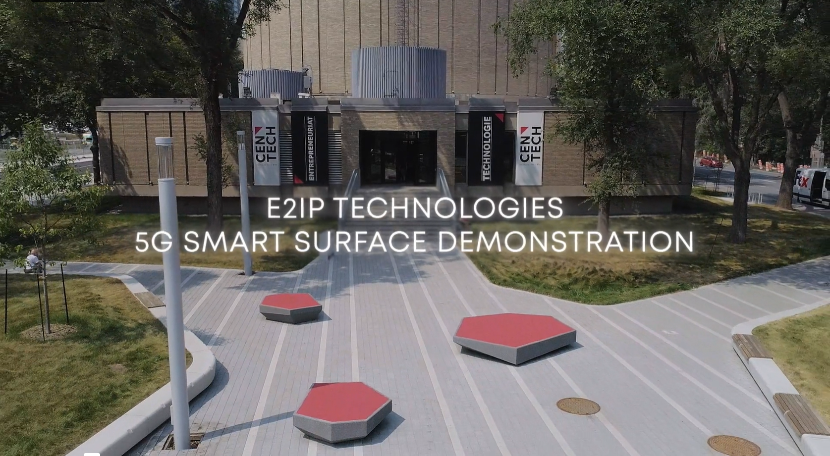 e2ip 5G Smart Surfaces EES Outdoor Demo