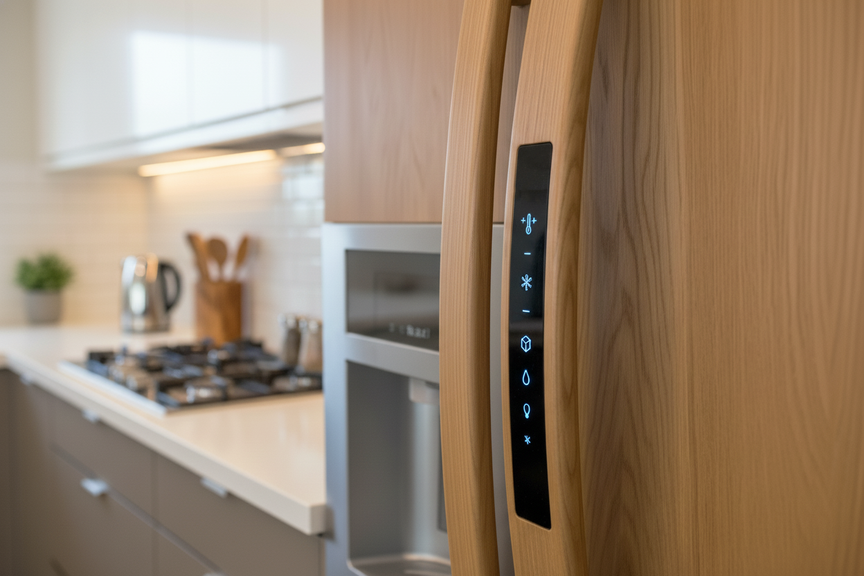 curved capacitive control panel