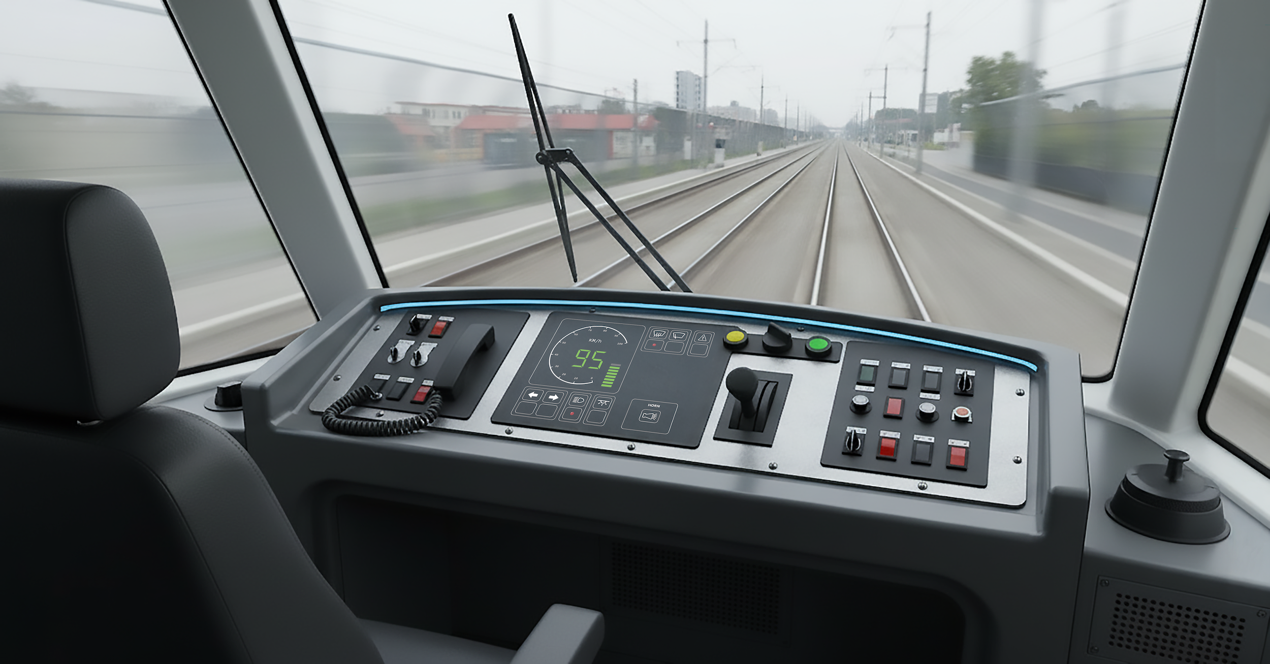 rail control panel HMI