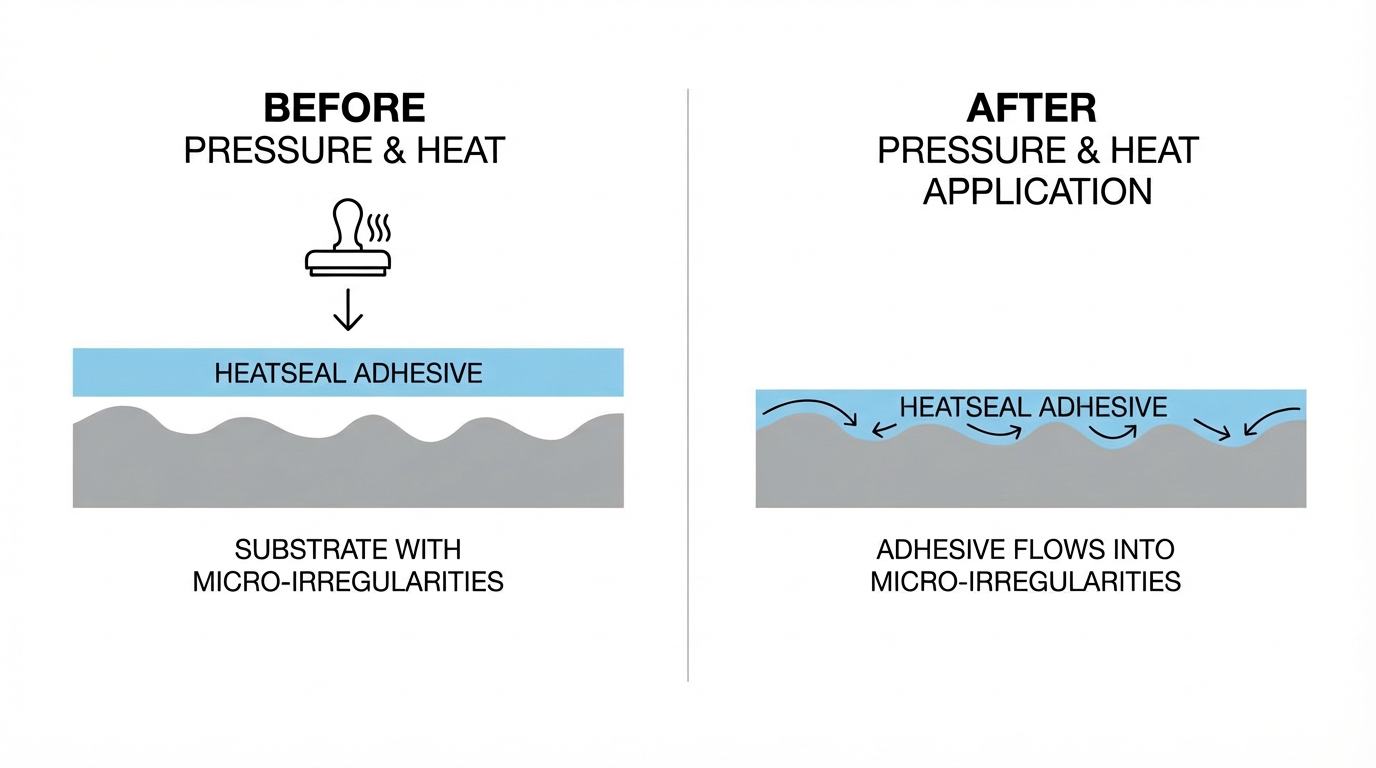 heatseal adhesive process